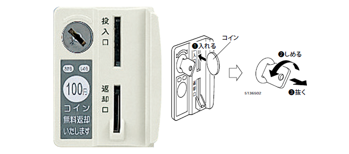 KOKUYO コクヨ 10人用コインロッカー 有料・コインリターン兼用 2列5段