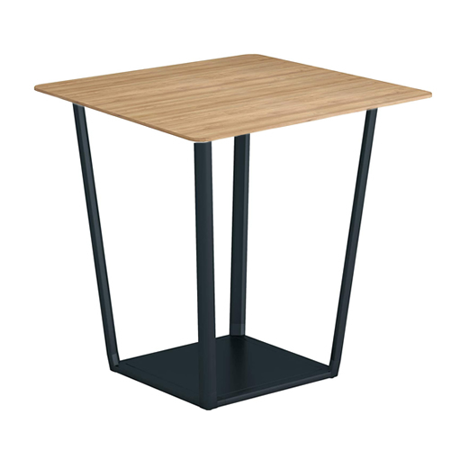 コクヨ　リージョン（Region）　, ボックス脚　正方形テーブル　, ハイテーブル（H1000mm）　ブラック塗装脚　, メラミン天板　 W1050mm×D1050mm　, LT-RG1010HE6A