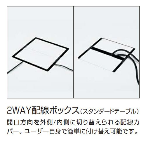 コクヨ ワークフィット（WORKFIT） スタンダードテーブル 両面タイプ