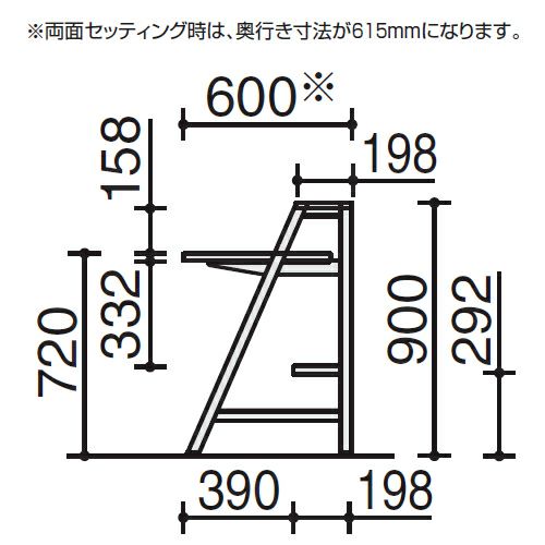 コクヨ　ストラタ（STRATA）　, スタンダードデスク　, 天板設置位置 H720　本体横幅 W1200　, DST-S1206WN-1