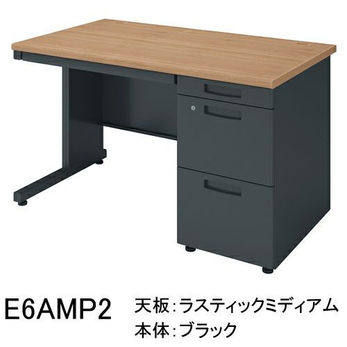 コクヨ インベント（INVENT） 片袖デスク 3段（V3）引き出し W1200