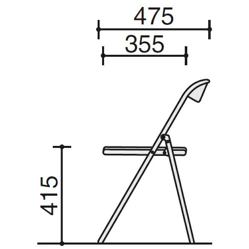 コクヨ 折りたたみイス（CF Series） CF-8シリーズ ホワイト塗装脚